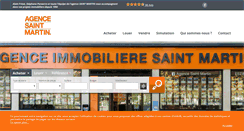 Desktop Screenshot of agence-saint-martin.fr