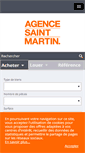 Mobile Screenshot of agence-saint-martin.fr