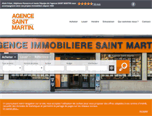 Tablet Screenshot of agence-saint-martin.fr